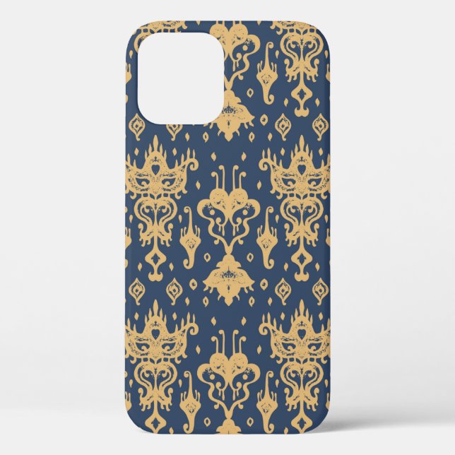 Ikat geometric folklore ornament. Oriental damask  Case-Mate iPhone Case (Back)