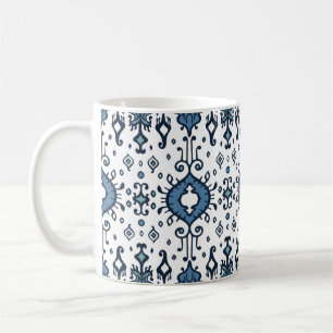 Ikat geometric folklore ornament. Oriental vintage Coffee Mug