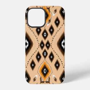 Ikat geometric folklore ornament. Tribal ethnic te iPhone 12 Case
