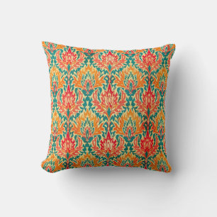 Ikat Pattern Fabric Cushion