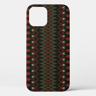 Ikat Pattern: Geometric Ethnic Ornament iPhone 12 Case