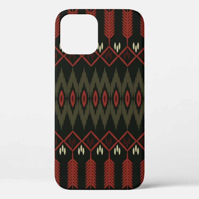 ikat Pattern. Geometric seamless ornament. Ethnic  Case-Mate iPhone Case (Back)