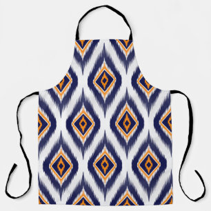Ikat pattern textile fabric ethnic tribal motif ma apron