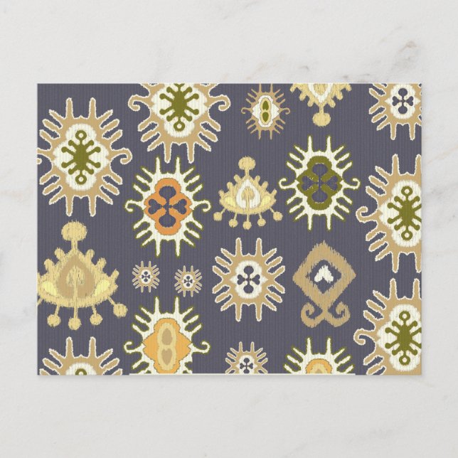 ikat postcard (Front)