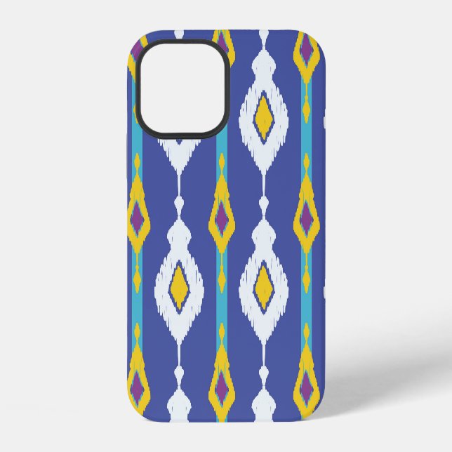 Ikat, seamless ethnic pattern. iPhone case (Back)