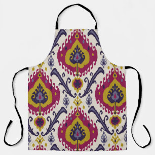 Ikat seamless pattern background Traditional patte Apron