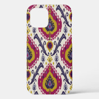 Ikat seamless pattern background Traditional patte
