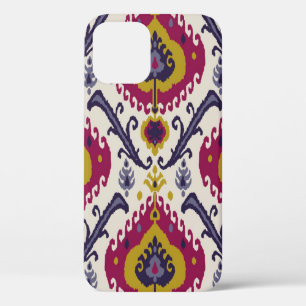 Ikat seamless pattern background Traditional patte iPhone 12 Case