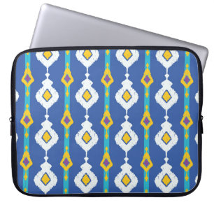 Ikat seamless pattern laptop sleeve
