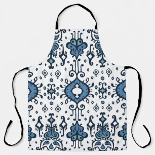 Ikat, tribal, ethnic seamless ornament. apron