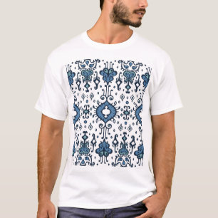 Ikat, tribal, ethnic seamless ornament. T-Shirt