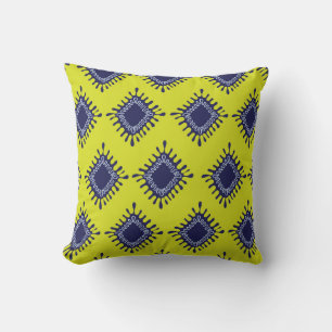 Ikat Tribal: Stylish Modern Pattern. Cushion