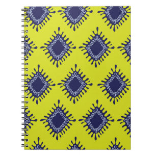 Ikat Tribal: Stylish Modern Pattern. Notebook