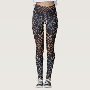 Ikat Tribal Warrior  Leggings