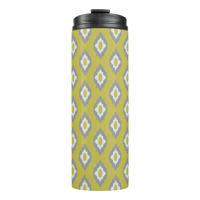 Ikat vintage pattern thermal tumbler (Front)