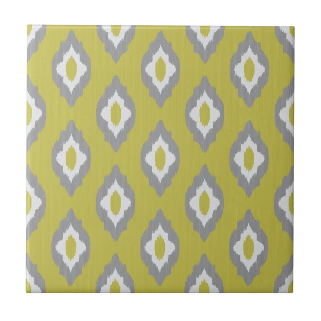 Ikat vintage pattern tile (Front)