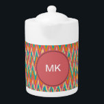 iKat Zigzag Design Spice Colours<br><div class="desc">Colours from culinary inspirations, combining spicy colours with fresher shades. The effect is comforting but still includes pops of unexpected colour to awaken the palette. Spicy coral, melon brandy, cinnamon apple, dusty pink, and baked brick stand out against tart and unripe green banana. We have left all of the images...</div>