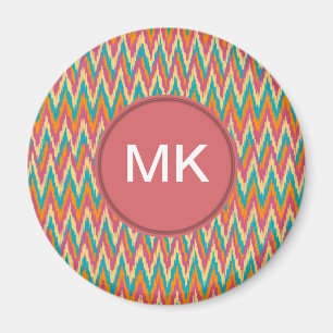 iKat Zigzag Design Spice Colours Magnet