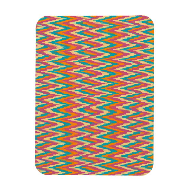 iKat Zigzag Design Spice Colours Magnet (Vertical)