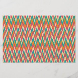 iKat Zigzag Design Spice Colours Stationery