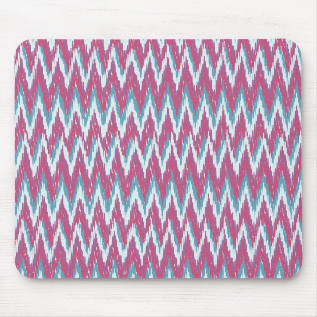 ikat zigzag effect12.ai mouse pad (Front)