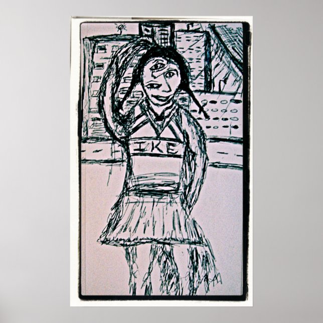 IKE Cheerleader Poster (Front)