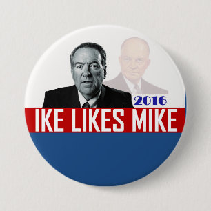 Ike Likes Mike 7.5 Cm Round Badge