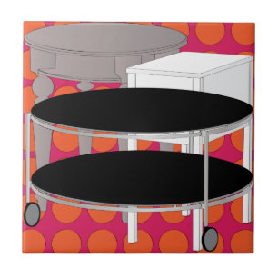 Ikea Furniture Tables Orange Tile