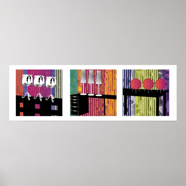 Ikea Lamps Three Poster (Front)