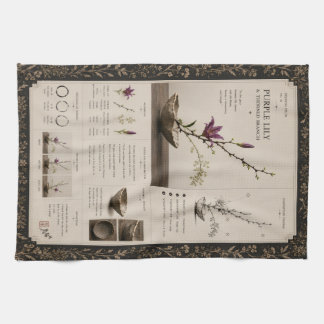 Ikebana Bottlebrush Study 03 Tea Towel