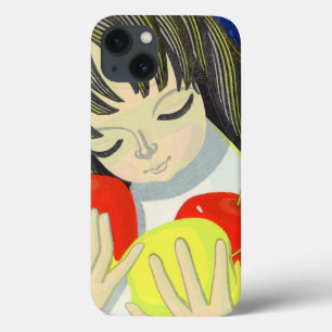 Ikeda Shuzo Apple Song cute little kawaii girl art iPhone 13 Case