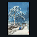Ikegami Honmonji Temple Kawase Hasui shin hanga Poster<br><div class="desc"></div>