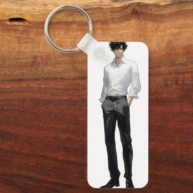 Ikemen Anime Man Key Ring (Front)