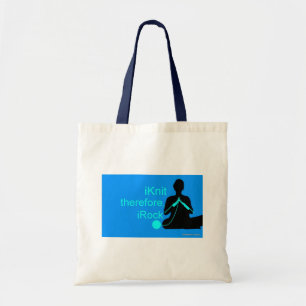 iKnit Tote (Blue) Bag