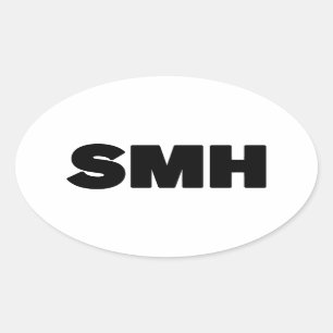 IKR   Text Slang Oval Sticker