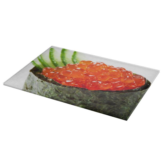 Ikura (Salmon Roe) Gunkan Maki Sushi Cutting Board (Corner)