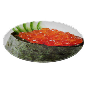 Ikura (Salmon Roe) Gunkan Maki Sushi Cutting Board