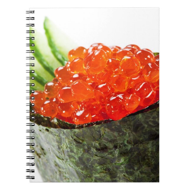 Ikura (Salmon Roe) Gunkan Maki Sushi Notebook (Front)