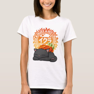Ikura Salmon Roe Sushi Cat T-Shirt