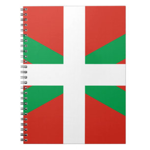 IKURRIÑA DRAPEAU BASQUE EUSKADI FLAG VASCA NOTEBOOK