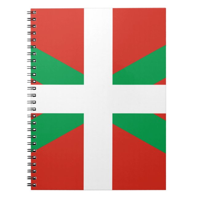 IKURRIÑA DRAPEAU BASQUE EUSKADI FLAG VASCA NOTEBOOK (Front)