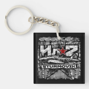 Il-2 Soviet ground attack aircraft Key Ring