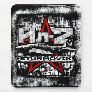 Il-2 Soviet ground attack aircraft Mouse Pad