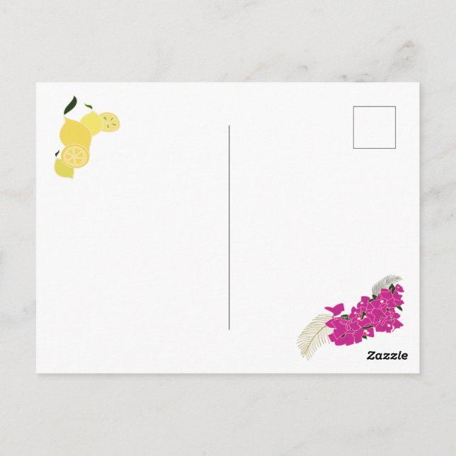 Il dolce far niente postcard (Back)