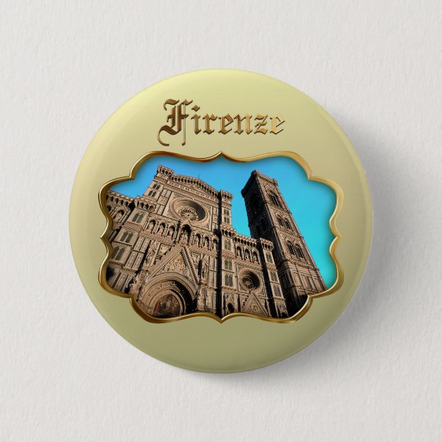 Il Duomo di Firenze 6 Cm Round Badge (Front)