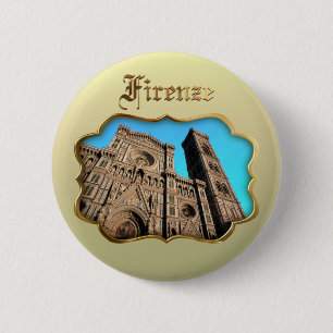 Il Duomo di Firenze 6 Cm Round Badge