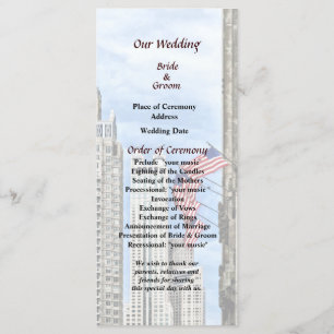 Il - Flags Along Michigan Ave Chicago Program