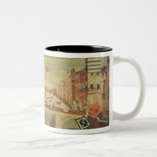 Il Gioco del Ponte dei Pisani Two-Tone Coffee Mug