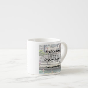 IL - Kayaking on the Chicago River Wedding Product Espresso Cup