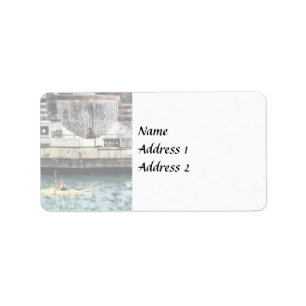 IL - Kayaking on the Chicago River Wedding Product Label
